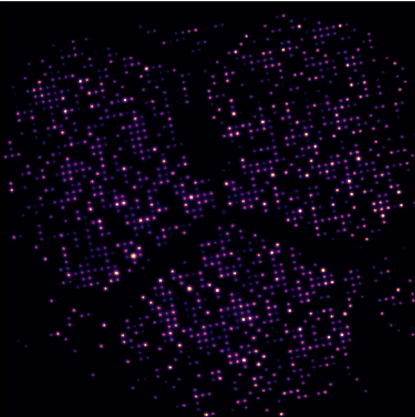 Multiplexed NV readout data